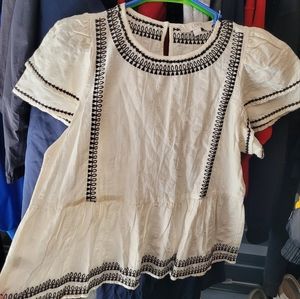 NWOT loft boho tee